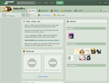 Tablet Screenshot of neko-rp.deviantart.com