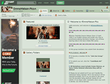 Tablet Screenshot of emmawatson-pics.deviantart.com