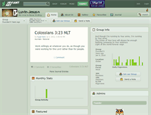 Tablet Screenshot of luvin-jesus.deviantart.com