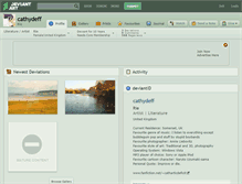 Tablet Screenshot of cathydeff.deviantart.com