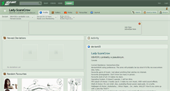 Desktop Screenshot of lady-scarecrow.deviantart.com