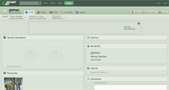 Desktop Screenshot of glatman.deviantart.com