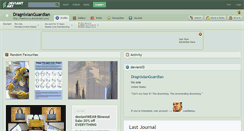 Desktop Screenshot of dragnixianguardian.deviantart.com