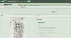 Desktop Screenshot of dragonofheart.deviantart.com