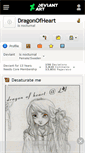 Mobile Screenshot of dragonofheart.deviantart.com