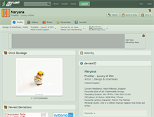 Tablet Screenshot of naryana.deviantart.com