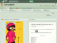 Tablet Screenshot of mixiemangagirl60.deviantart.com