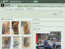 Tablet Screenshot of kellyink.deviantart.com