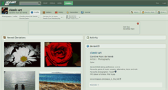 Desktop Screenshot of classic-art.deviantart.com