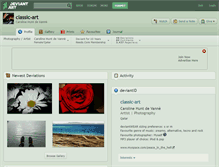 Tablet Screenshot of classic-art.deviantart.com