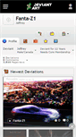 Mobile Screenshot of fanta-z1.deviantart.com