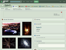 Tablet Screenshot of fanta-z1.deviantart.com