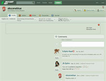 Tablet Screenshot of obsceneblue.deviantart.com