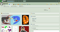 Desktop Screenshot of kishowolf.deviantart.com