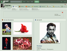 Tablet Screenshot of freemax.deviantart.com