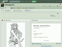 Tablet Screenshot of littleangeltriny.deviantart.com