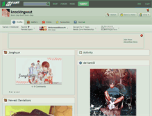 Tablet Screenshot of knockingoout.deviantart.com