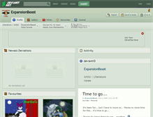 Tablet Screenshot of expansionbeast.deviantart.com