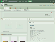 Tablet Screenshot of elsie01.deviantart.com