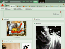 Tablet Screenshot of eisam.deviantart.com
