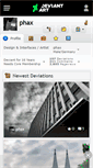 Mobile Screenshot of phax.deviantart.com
