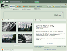 Tablet Screenshot of phax.deviantart.com
