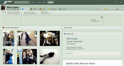Desktop Screenshot of dkid-cosplay.deviantart.com