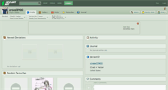 Desktop Screenshot of creed3900.deviantart.com