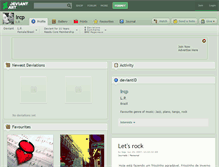 Tablet Screenshot of lrcp.deviantart.com