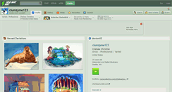 Desktop Screenshot of clumzyme123.deviantart.com