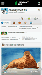 Mobile Screenshot of clumzyme123.deviantart.com