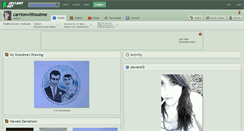 Desktop Screenshot of carrionwithoutme.deviantart.com