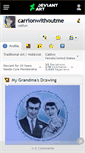Mobile Screenshot of carrionwithoutme.deviantart.com
