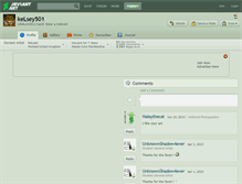 Tablet Screenshot of kelsey501.deviantart.com