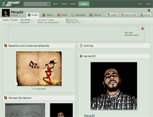 Tablet Screenshot of peruchi.deviantart.com