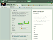 Tablet Screenshot of masseffect-da.deviantart.com