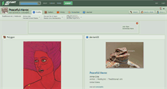Desktop Screenshot of peaceful-havoc.deviantart.com