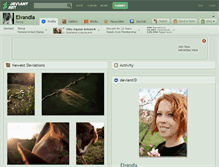 Tablet Screenshot of elvandia.deviantart.com