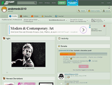 Tablet Screenshot of andomedo2010.deviantart.com