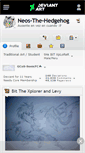 Mobile Screenshot of neos-the-hedgehog.deviantart.com