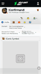 Mobile Screenshot of iconfirmandi.deviantart.com