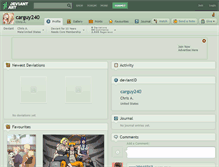 Tablet Screenshot of carguy240.deviantart.com