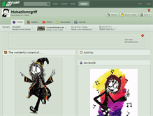 Tablet Screenshot of htebazilemcgriff.deviantart.com