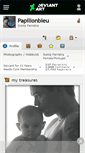 Mobile Screenshot of papillonbleu.deviantart.com