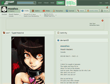 Tablet Screenshot of mooshxx.deviantart.com