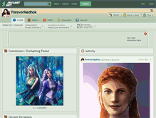 Tablet Screenshot of forevermedhok.deviantart.com