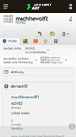 Mobile Screenshot of machinewolf2.deviantart.com