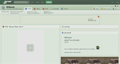 Desktop Screenshot of khitsune.deviantart.com
