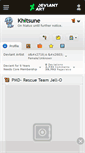 Mobile Screenshot of khitsune.deviantart.com