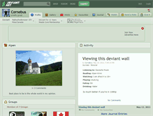 Tablet Screenshot of cornebus.deviantart.com